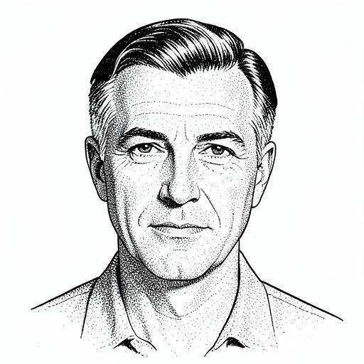 Illustrated portrait representing Simon Wexler, The Dev Tools Geek